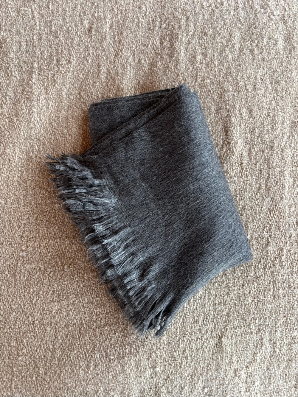 Oversized Alpaca Scarf - Picture 3 of 5